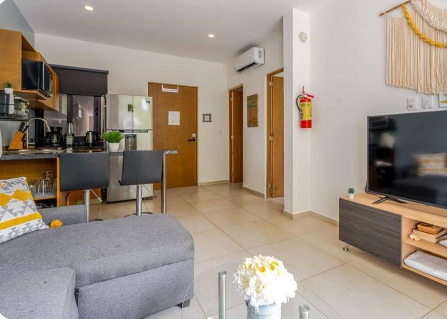 Modern 1 Bedroom Suite By Beach Great Location! Puerto Morelos Dış mekan fotoğraf